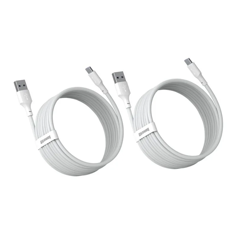 کابل تبدیل USB به USB-C بیسوس مدل Simple Wisdom-40W طول 1.5 متر بسته 2 عددی