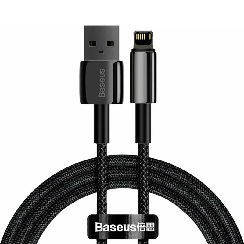 کابل تبدیل USB به لایتنینگ باسئوس مدل J_01BA 2.4A طول 1 متر