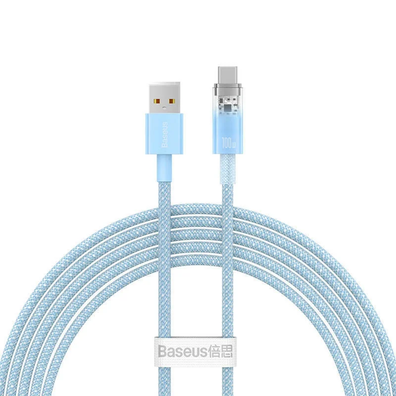 کابل تبدیل USB به USB-C بیسوس مدل Explorer Series 100W طول 2 متر