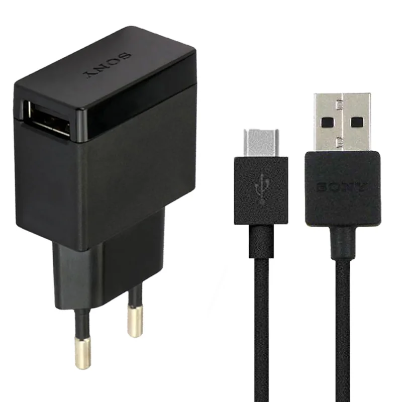 شارژر دیواری سونی مدل EP880 به همراه کابل تبدیل microUSB
