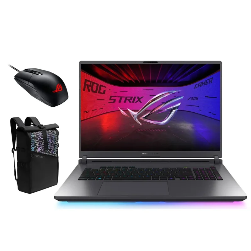 لپ تاپ 18 اینچی ایسوس مدل ROG Strix G18 (2025) G815LR-Core Ultra 9 275HX-RTX5070Ti 12GB-32GB DDR5 5600MHz-1TB SSD-WUXGA 144Hz به همراه کیف و ماوس - کاستوم شده