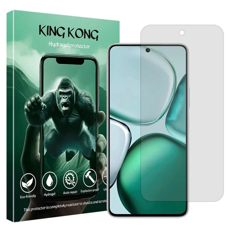 محافظ صفحه نمایش شفاف کینگ کونگ مدل هیدروژلی مناسب برای گوشی موبایل آنر X9c Smart