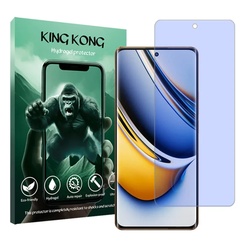 محافظ صفحه نمایش ضداشعه آبی کینگ کونگ مدل Tough مناسب برای گوشی موبایل ریلمی 11 Pro Plus