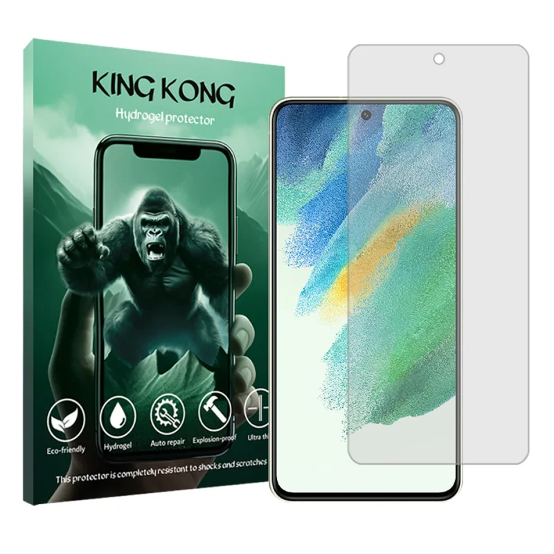 محافظ صفحه نمایش شفاف کینگ کونگ مدل Tough مناسب برای گوشی موبایل سامسونگ Galaxy S21 FE 5G