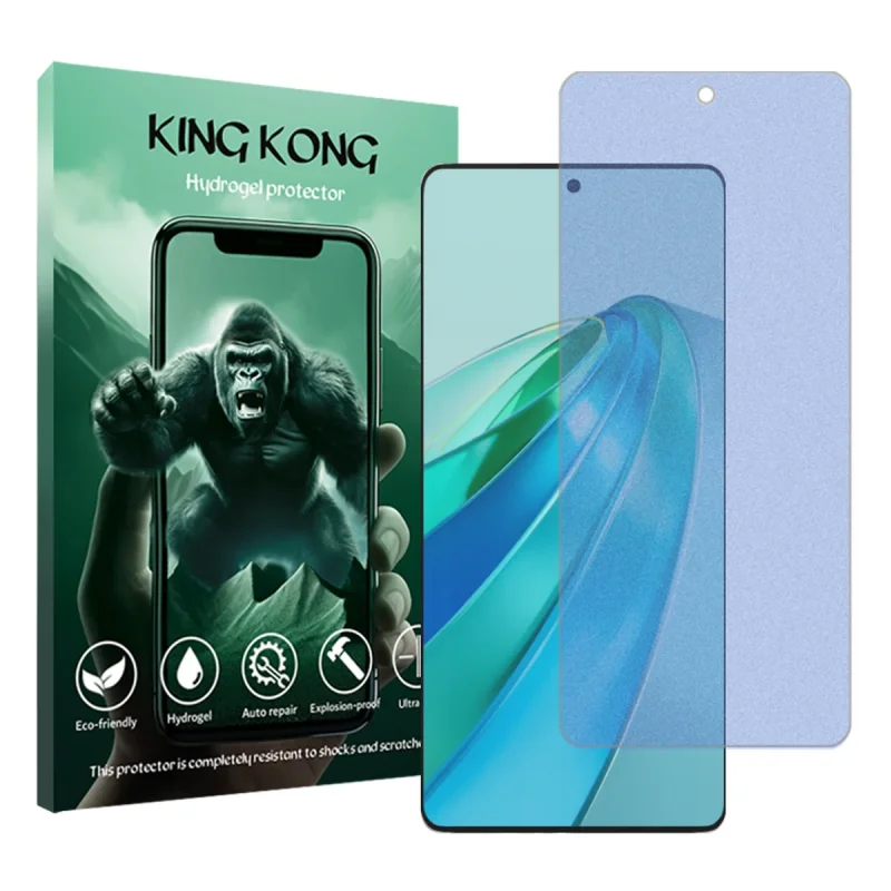 محافظ صفحه نمایش مات آنتی بلو کینگ کونگ مدل Tough مناسب برای گوشی موبایل آنر X9a