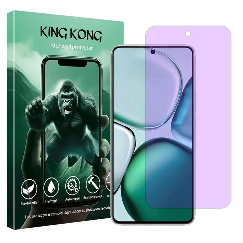 محافظ صفحه نمایش آنتی پرپل کینگ کونگ مدل هیدروژلی مناسب برای گوشی موبایل آنر X9c Smart