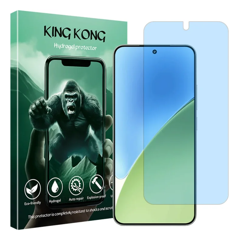 محافظ صفحه نمایش مات ضداشعه آبی کینگ کونگ مدل Tough مناسب برای گوشی موبایل شیائومی 15