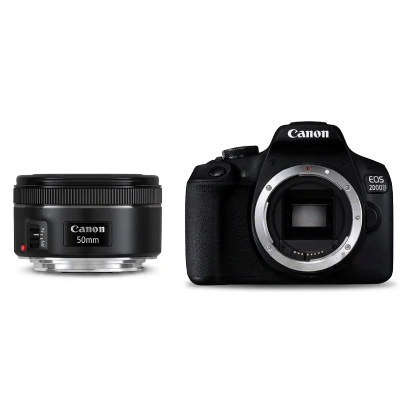 دوربین دیجیتال کانن مدل EOS 2000D به همراه لنز 50 میلی متر STM 1.8