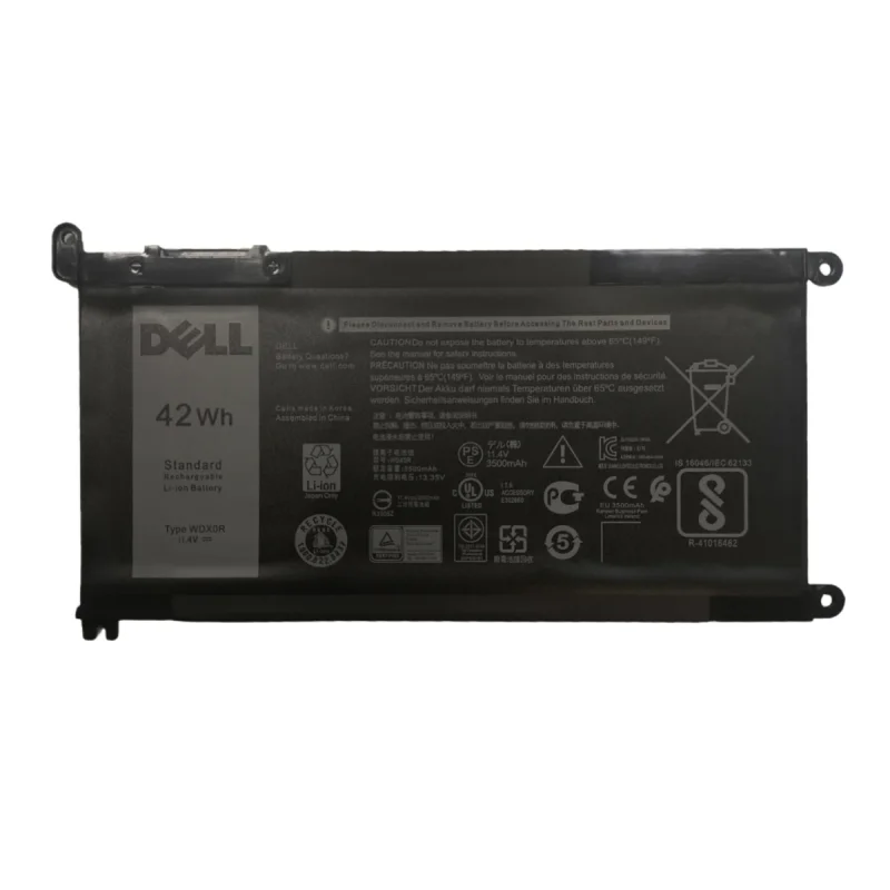 باتری لپ‌تاپ 3 سلولی دل مدل WDX0R مناسب برای لپ تاپ دل Inspiron 13 7378