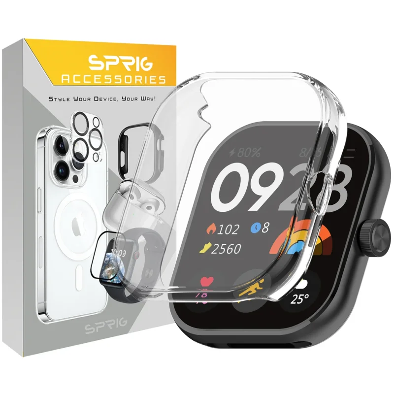 کاور اسپریگ مدل Jelly Protective مناسب برای ساعت هوشمند شیائومی Redmi Watch 4