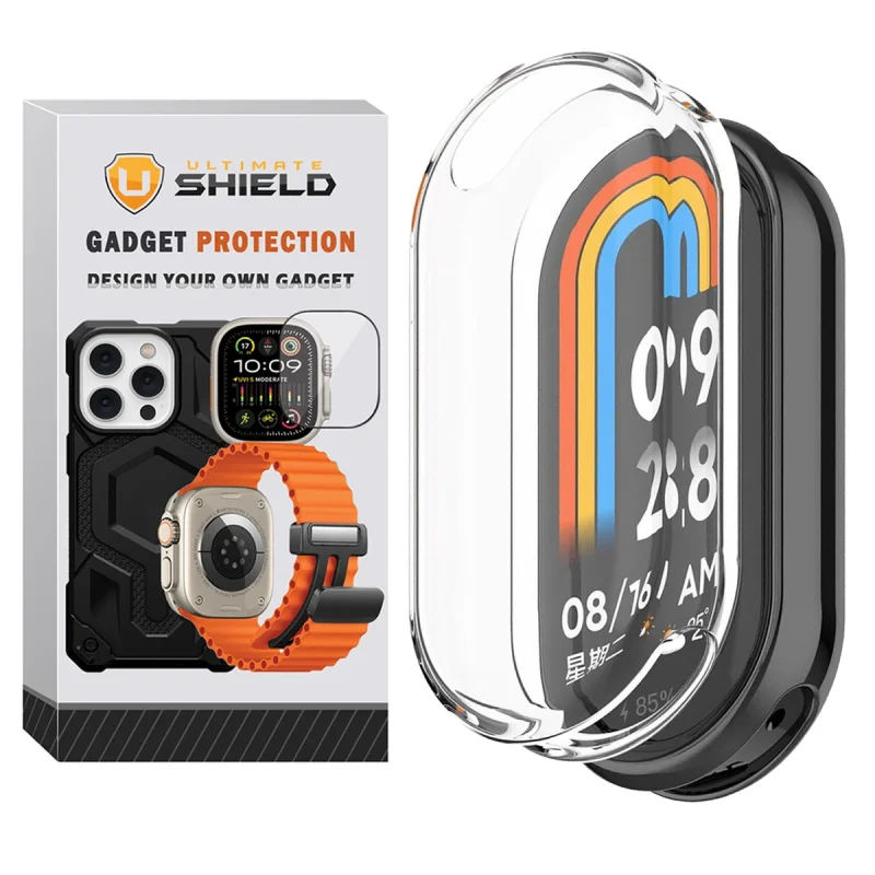 کاور آلتیمیت شیلد مدل Jelly Protection مناسب برای ساعت هوشمند شیائومی Mi Band 10 12mm