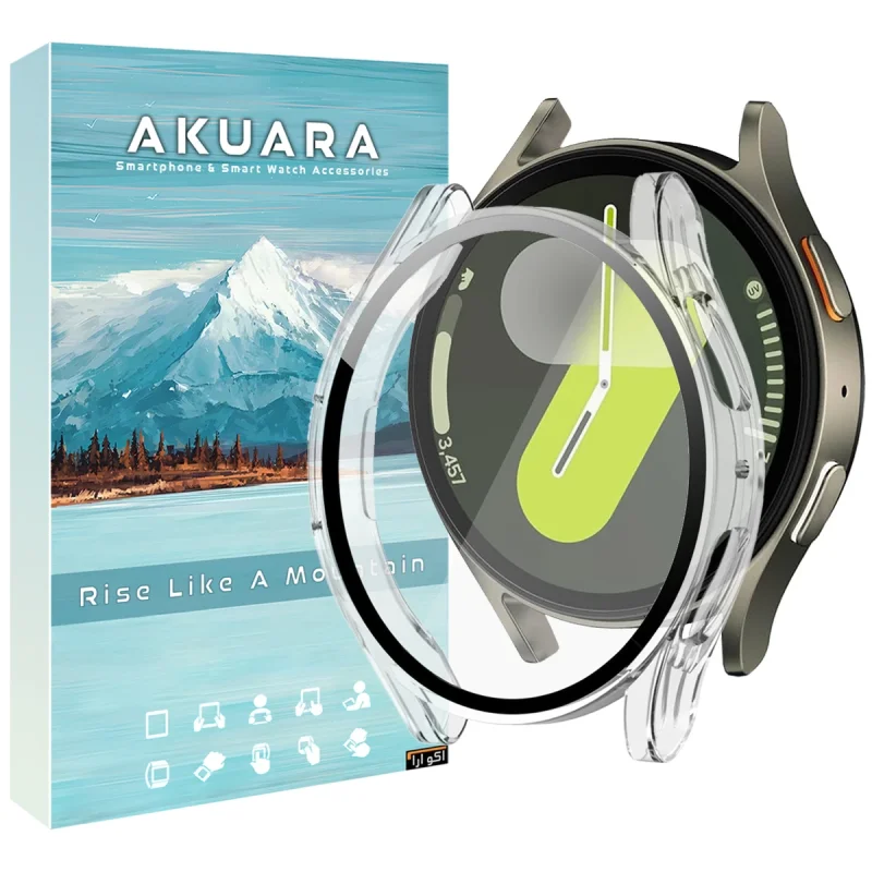 کاور آکوآرا مدل Full Protection Guard مناسب برای ساعت هوشمند سامسونگ Galaxy Watch 4 44mm