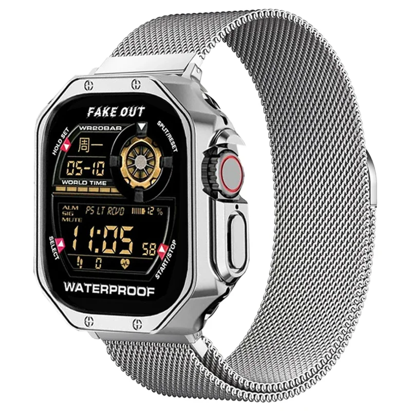 بند اسپریگ مدل Milanex مناسب برای اپل واچ Ultra / Ultra 2 49mm به همراه کاور