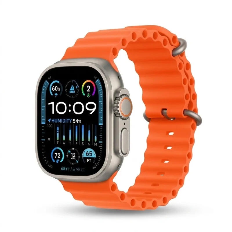 بند راینو مدل Ocean Loop مناسب برای اپل واچ سری 1/2/3/4/5/6/7/8/9/SE/ULTRA سایز 42/44/45/49 میلی متری