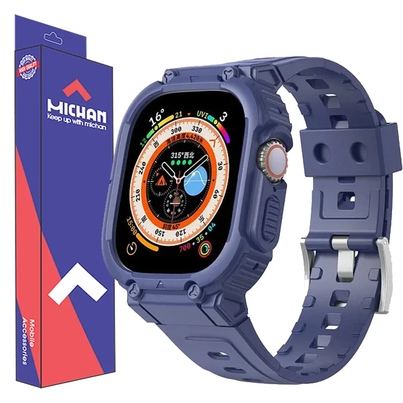 بند میچان مدل G-SHOCKمناسب برای ساعت هوشمند اسمارت واچ HK9 Ultra / HK9 Ultra 2