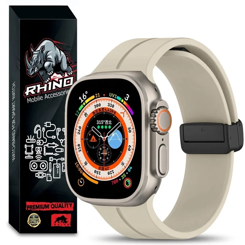 بند راینو مدل Magnetic مناسب برای اپل واچ Watch Ultra 49 میلی متری