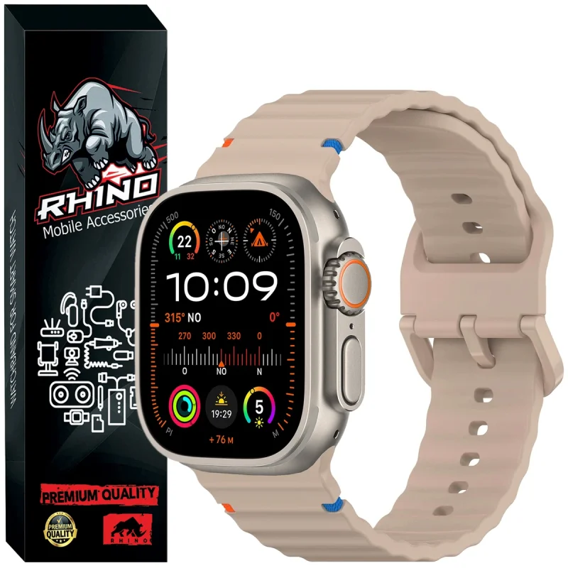 بند راینو مدل AP-SPORT مناسب برای اپل واچ سایز 44/45/46/49 میلی متری سری 6/7/8/9/10/11/SE/ULTRA