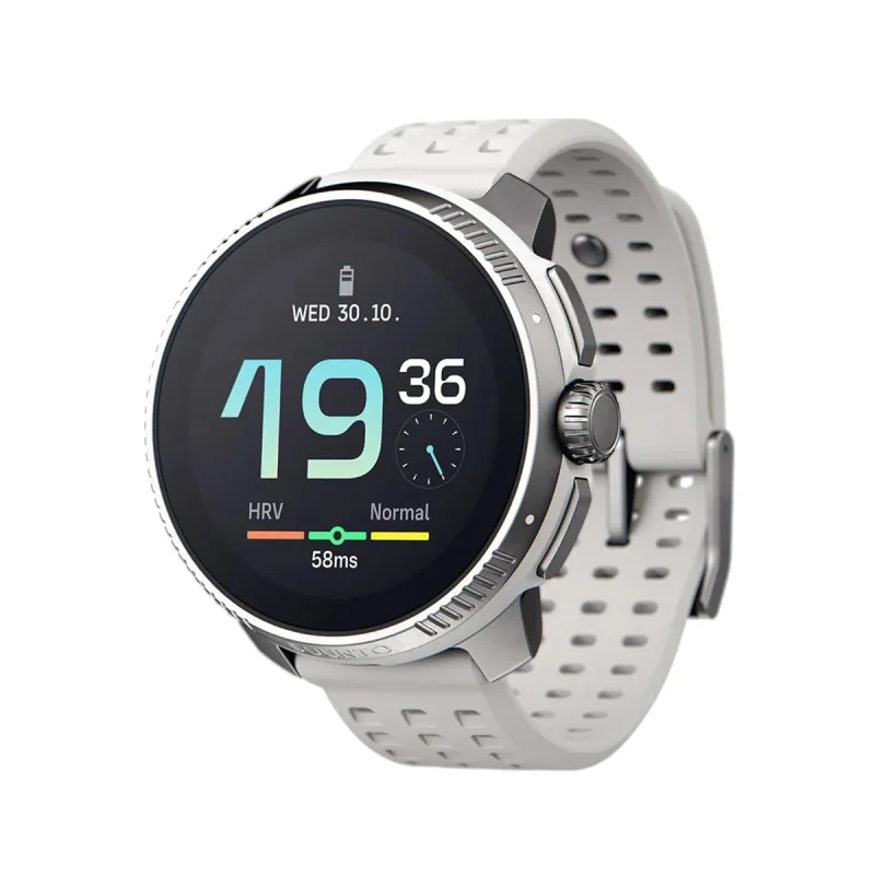 ساعت هوشمند 43 میلی متری سونتو مدل SUUNTO Race Birch کد SS050931000 با بند سیلیکونی