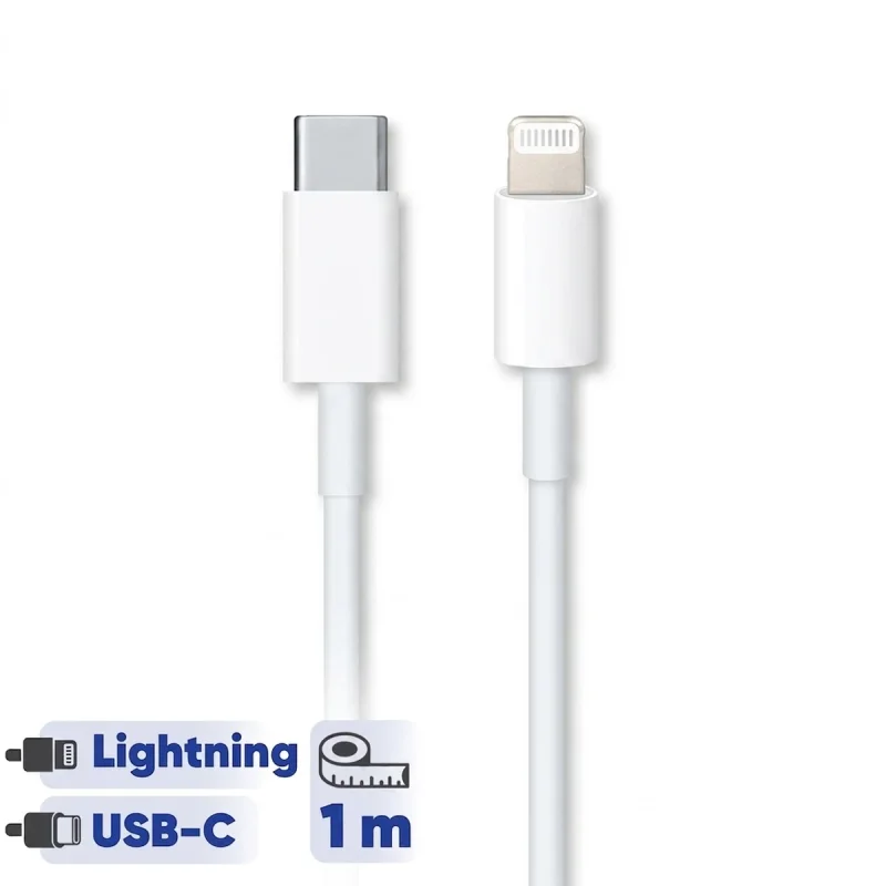 کابل تبدیل USB-C به لایتنینگ اپل طول 1 متر