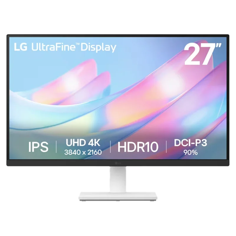 مانیتور 27 اینچ ال جی مدل 27US550-W با وضوح Ultra HD - 4K پنل IPS و نرخ به روزرسانی 60 هرتز