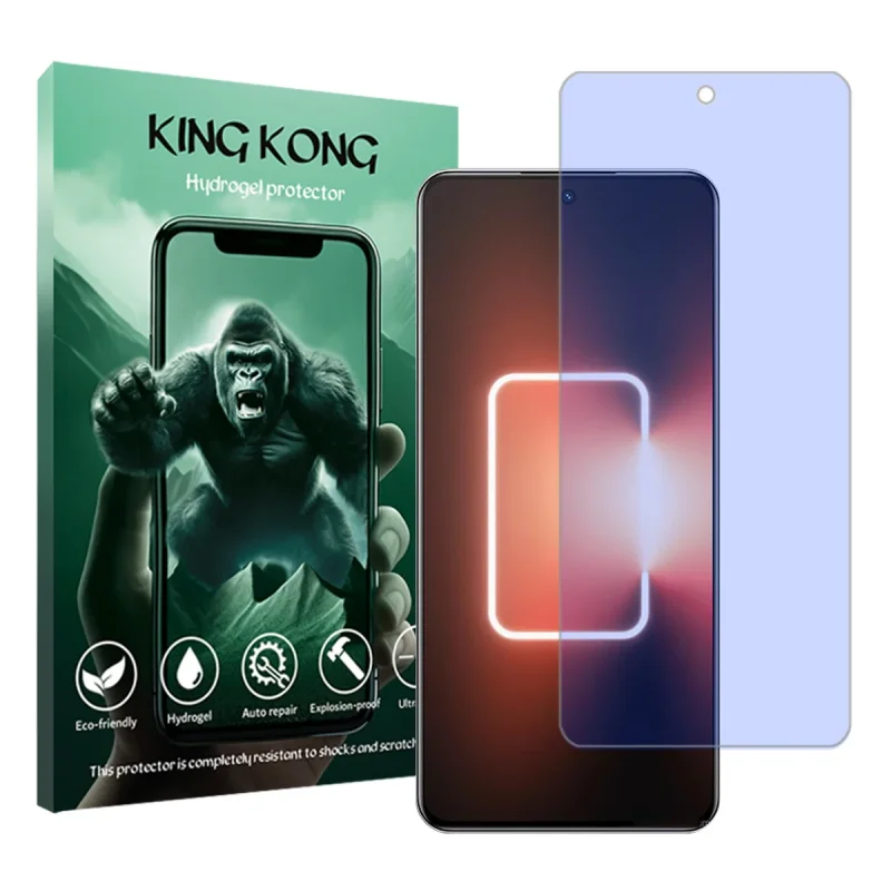 محافظ صفحه نمایش ضداشعه آبی کینگ کونگ مدل Tough مناسب برای گوشی موبایل ریلمی GT3
