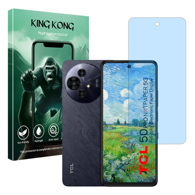 محافظ صفحه نمایش مات آنتی بلو کینگ کونگ مدل Tough مناسب برای گوشی موبایل تی سی ال  50 NxtPaper 5G