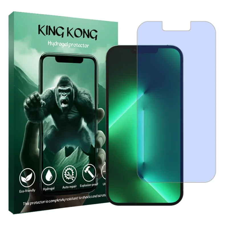 محافظ صفحه نمایش آنتی بلو کینگ کونگ مدل Tough مناسب برای گوشی موبایل اپل iPhone 13 Pro Max