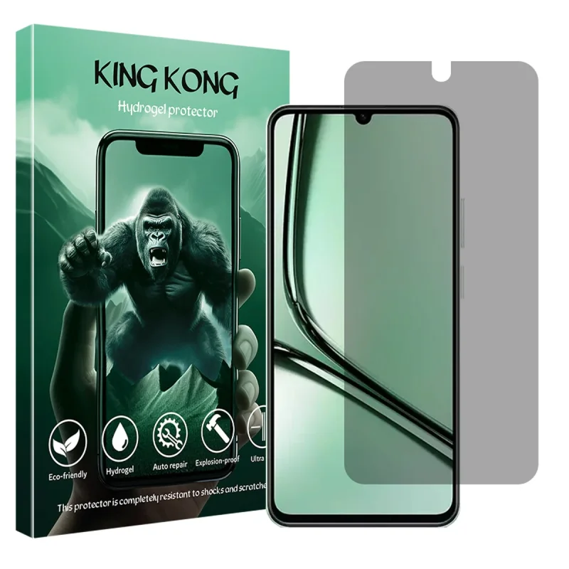 محافظ صفحه نمایش حریم شخصی کینگ کونگ مدل Tough مناسب برای گوشی موبایل ریلمی Note 60X