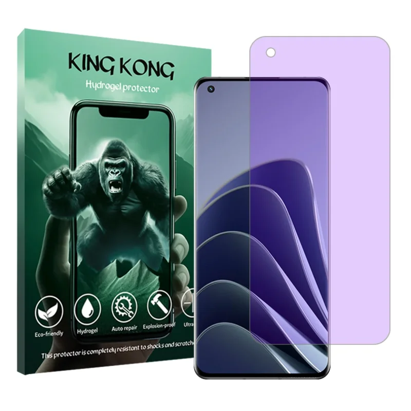 محافظ صفحه نمایش ضداشعه بنفش کینگ کونگ مدل Tough مناسب برای گوشی موبایل وان پلاس 10 Pro