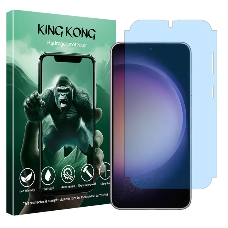محافظ صفحه نمایش مات ضداشعه آبی کینگ کونگ مدل Tough مناسب برای گوشی موبایل سامسونگ Galaxy S23