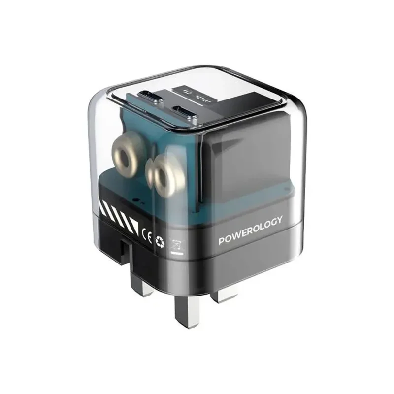 شارژر دیواری 35 وات پاورولوجی مدل pwcuqc020