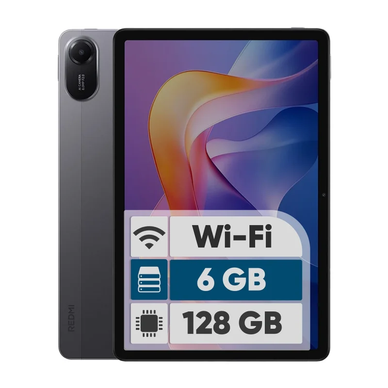 تبلت ۱۱ اینچ شیائومی مدل Redmi Pad 2 Wi-Fi با ظرفیت 128 گیگابایت و رم 6 گیگابایت، رزولوشن دوربین اصلی ۸ مگاپیکسل، پشتیبانی از قلم