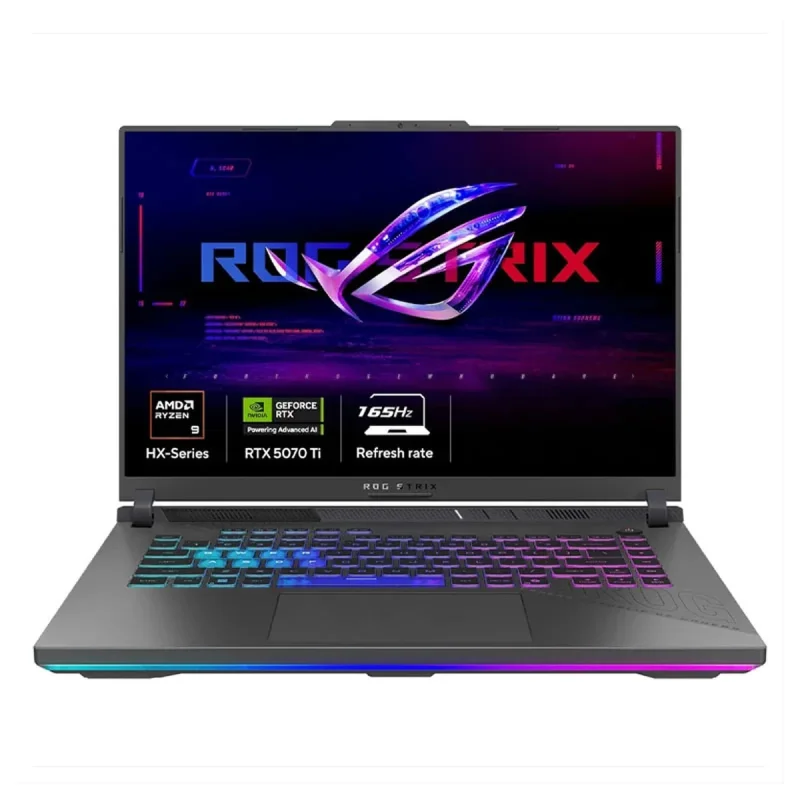 لپ تاپ 16 اینچی ایسوس مدل ROG Strix G16 (2025) G614 G614PR-R9 8940HX-32GB DDR5 5600MHz-1TB SSD-RTX5070Ti 12GB-FHD 165Hz