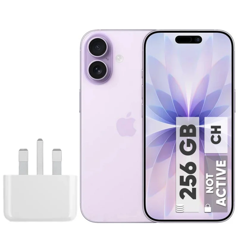 گوشی موبایل اپل مدل iPhone 17 CH دو سیم کارت ظرفیت 256 گیگابایت و رم 8 گیگابایت - نات اکتیو  - به همراه شارژر 20 وات اپل