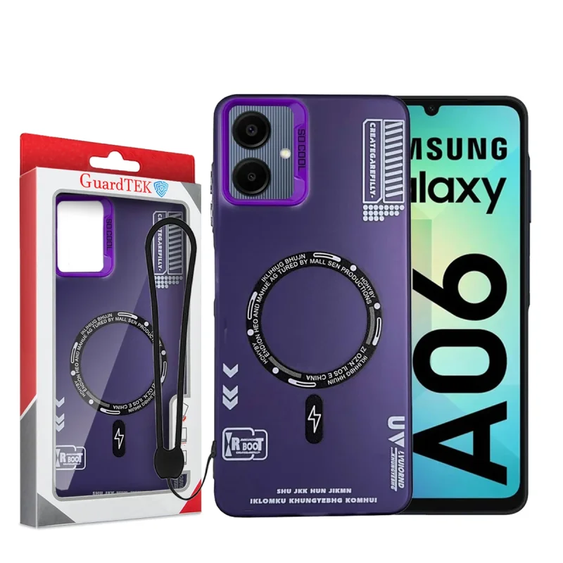 کاور گاردتک اساک مدل SoCool مناسب برای گوشی موبایل سامسونگ Galaxy A06 به همراه بند