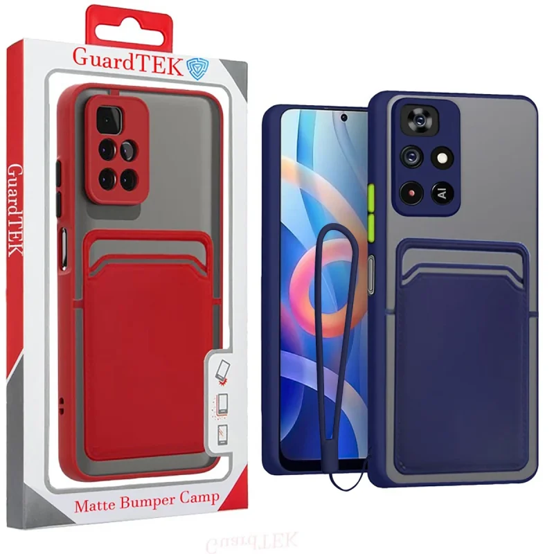 کاور گاردتک آساک مدل MBC Card Strap مناسب برای گوشی موبایل شیائومی Redmi 10 2022/ Redmi 10 Prime / Redmi10 همراه با بند