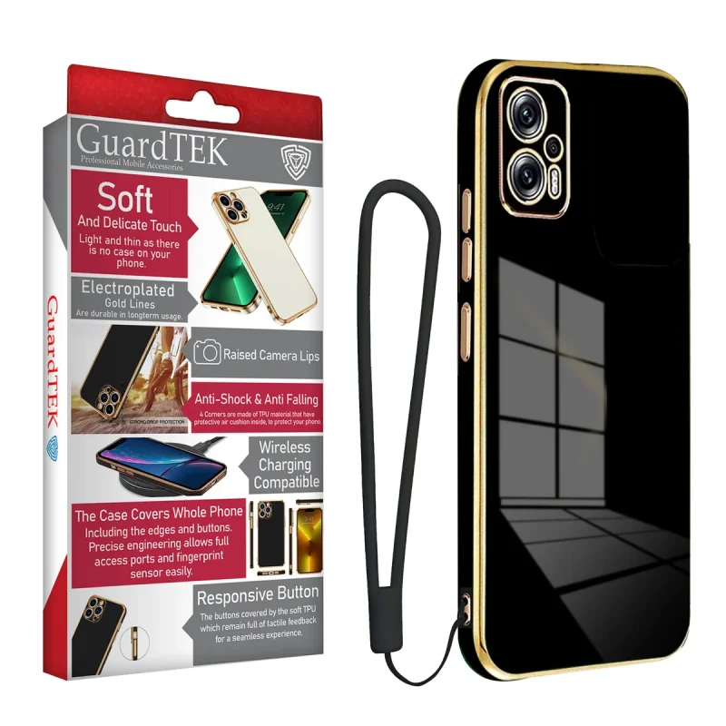 کاور گاردتک اساک مدل Myca2 Strap مناسب برای گوشی موبایل شیائومی Poco X4 GT به همراه بند