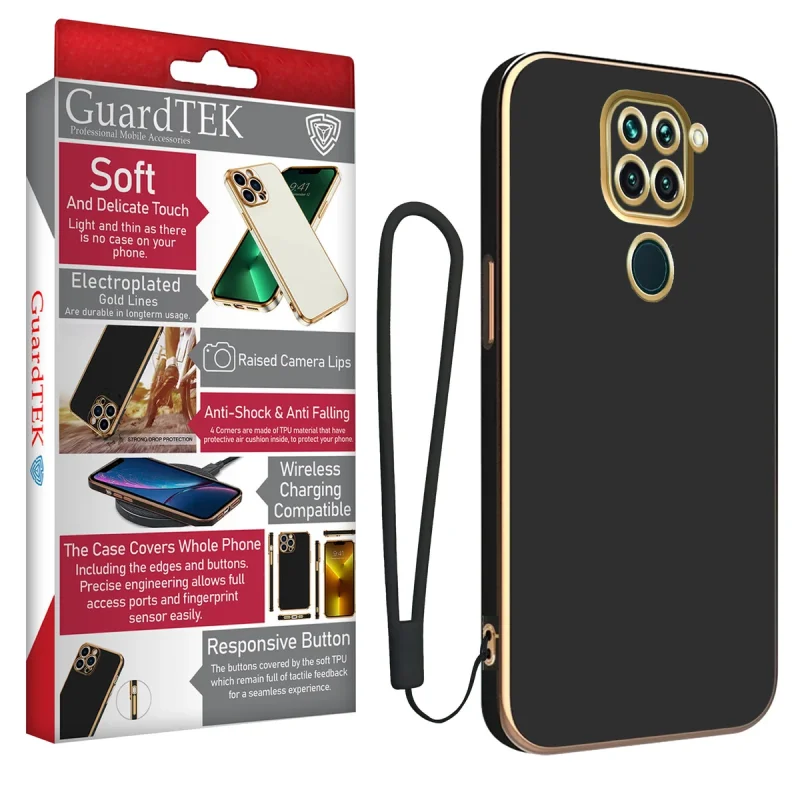 کاور گاردتک اساک مدل MyCase Strap مناسب برای گوشی موبایل شیائومی Redmi Note 9 4G به همراه بندآویز