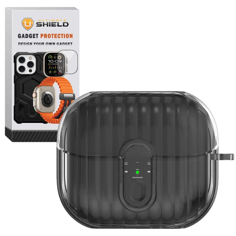 کاور آلتیمیت شیلد مدل Ribbed Shell مناسب برای کیس سامسونگ Galaxy Buds 3 / 3 Pro