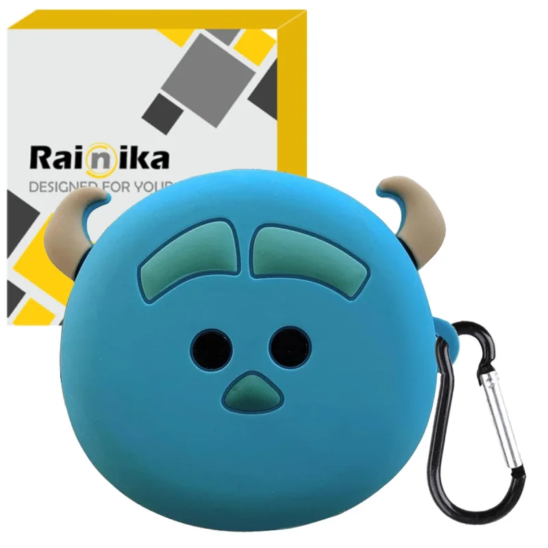 کاور رینیکا مدل Buds Blue Bull مناسب برای کیس هدفون بی سیم سامسونگ Galaxy Buds Live / Buds Pro / buds 2 / buds 2 pro / Fe