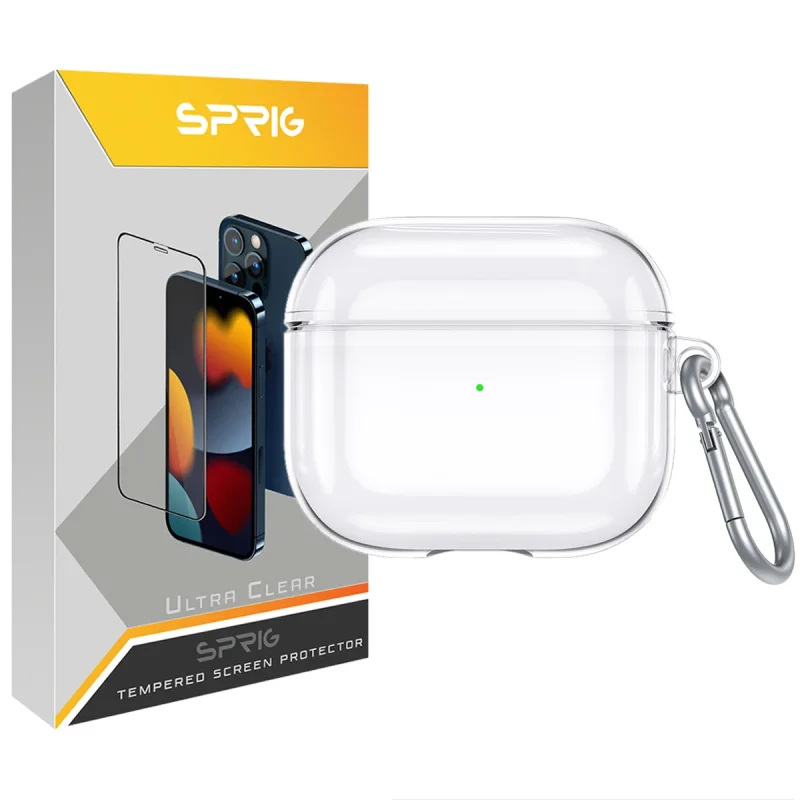 کاور اسپریگ مدل Transparent Guard مناسب برای کیس اپل ایرپاد Airpod Pro / Airpod pro 2