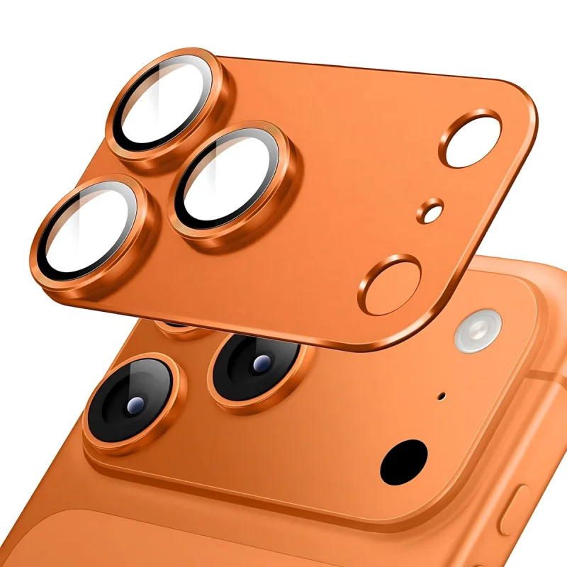 محافظ لنز دوربین شیشه‌ای لیتو مدل HaloCam مناسب برای گوشی موبایل اپل iPhone 17 Pro