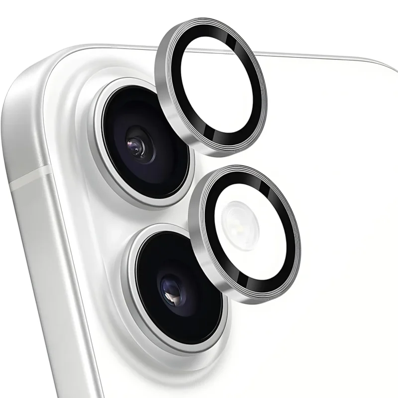 محافظ لنز دوربین شیشه‌ای گرین لاین مدل PlusShot مناسب برای گوشی موبایل اپل iPhone 16