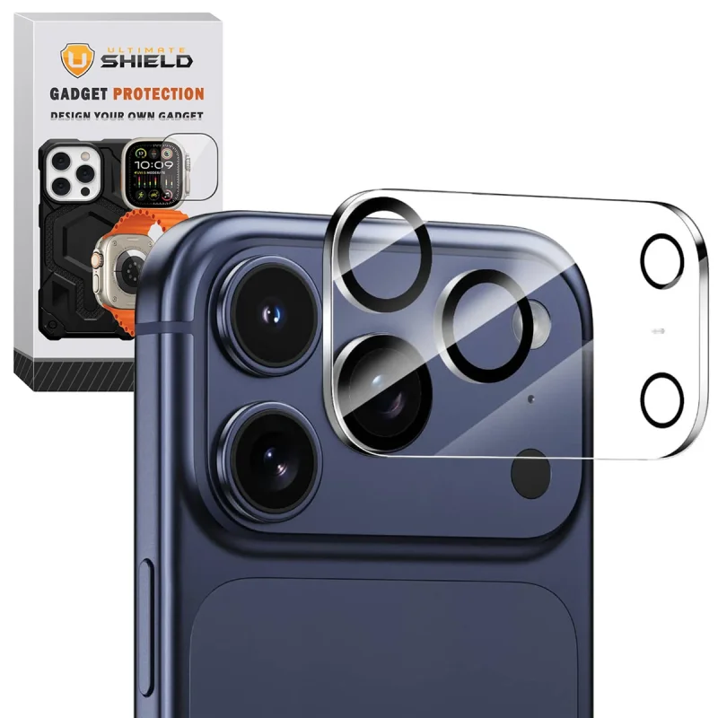 محافظ لنز دوربین آلتیمیت شیلد مدل Glass 3D UL مناسب برای گوشی موبایل اپل iPhone 17 Pro Max