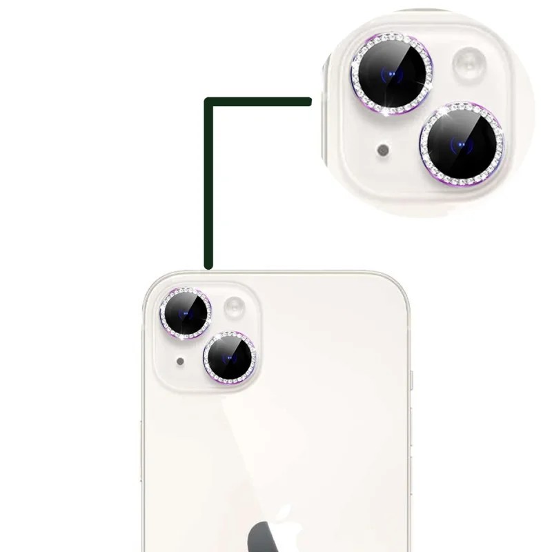 محافظ لنز دوربین گرین مدل Diamond مناسب برای گوشی موبایل اپل iphone 14 Plus / 14