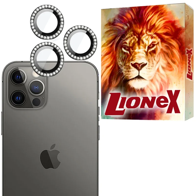 محافظ لنز دوربین شیشه‌ای لایونکس مدل NRIL20 مناسب برای گوشی موبایل اپل iPhone 12 Pro