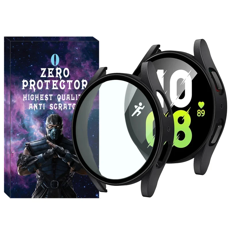 کاور زیرو مدل PC-Bumper-ZR مناسب برای ساعت هوشمند سامسونگ Galaxy Watch 5 40mm به همراه محافظ صفحه نمایش