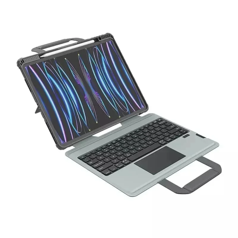 کیف کلاسوری کیبورددار نیلکین مدل Bumper Go Keyboard مناسب برای تبلت سامسونگ Galaxy Tab S10 Ultra / Samsung Galaxy Tab S9 Ultra/Samsung Galaxy Tab S8 Ultra
