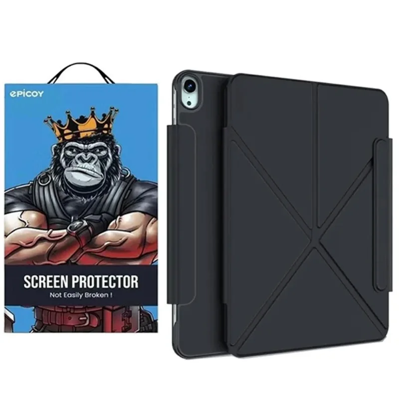 کیف کلاسوری اپیکوی مدل Multi Angle Magnetic Smart Folio مناسب برای تبلت اپل iPad A16/ iPad 11 2025/ iPad 10/ iPad 10.9 2022
