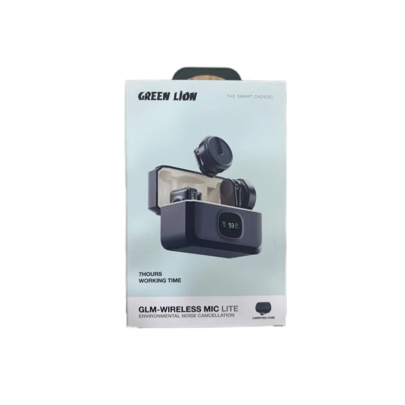 میکروفون بی سیم گرین لاین مدل glm lite new pack با درگاه اتصال تایپ c و لایتنینگ